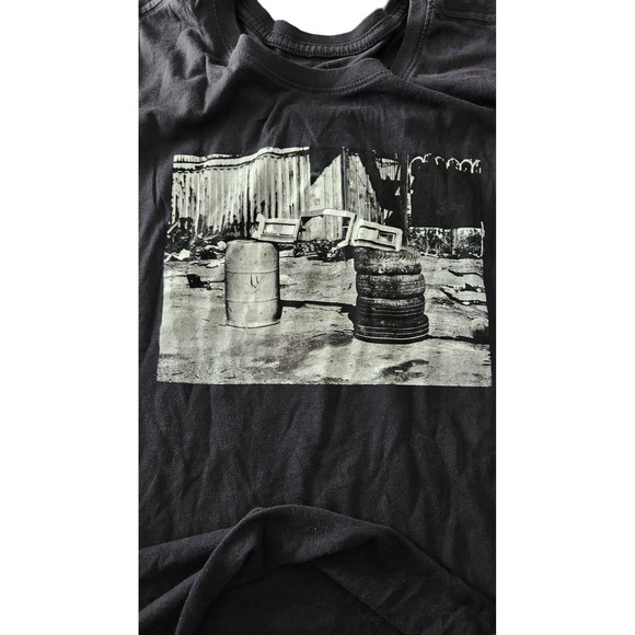 Nike Tee Shirt Men's Size 2XL Black‎ Cotton Short Sleeve Round Neck Regular Fit - Picture 3 of 7